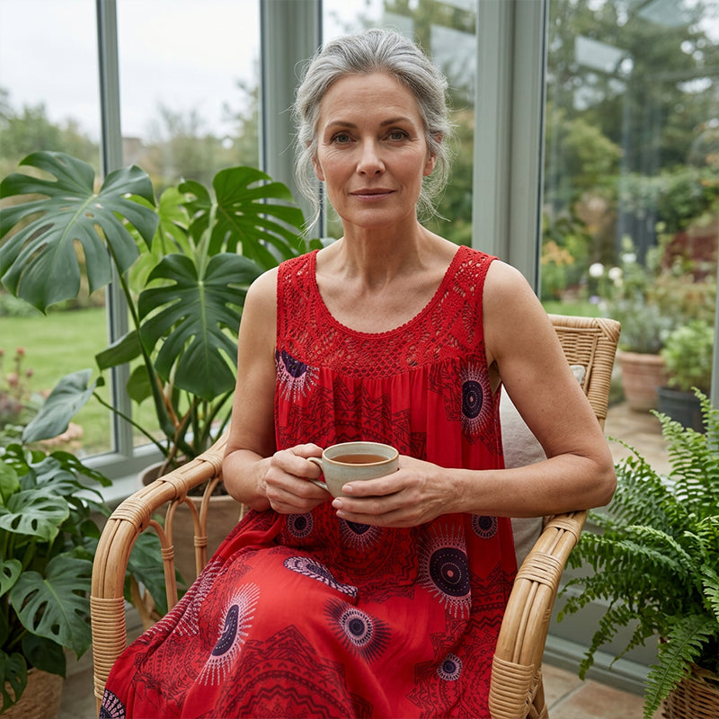 Amara | Artistic Print Dress