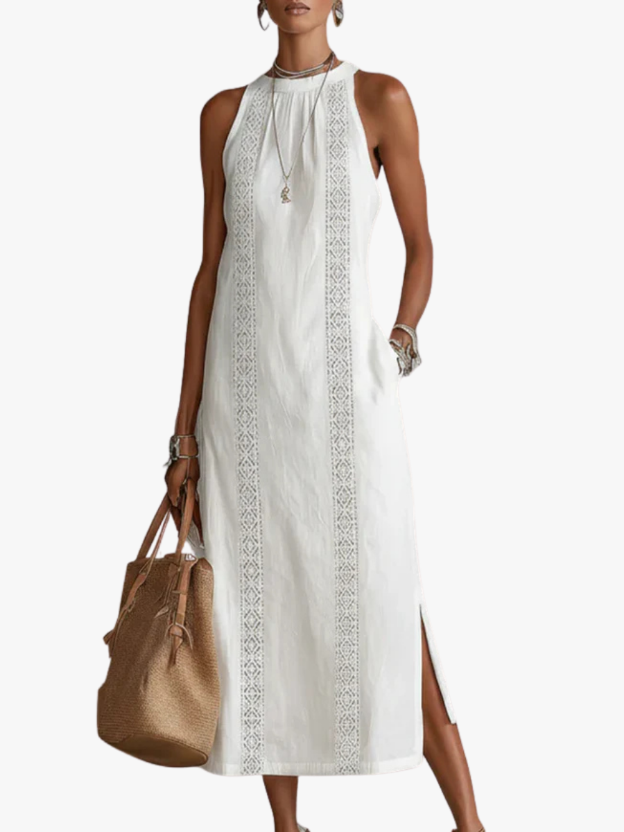 Rosalind | Sleeveless Elegant Midi Dress