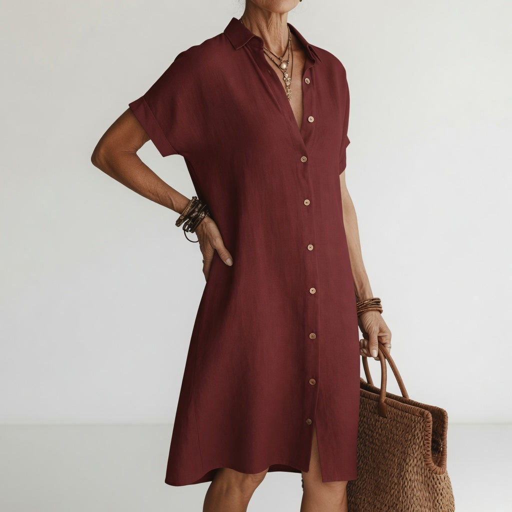 Évanélie™ | Effortless Shirt Dress