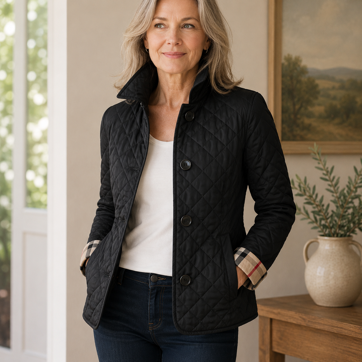 Chloé | Quilted Mid-Season Jacket