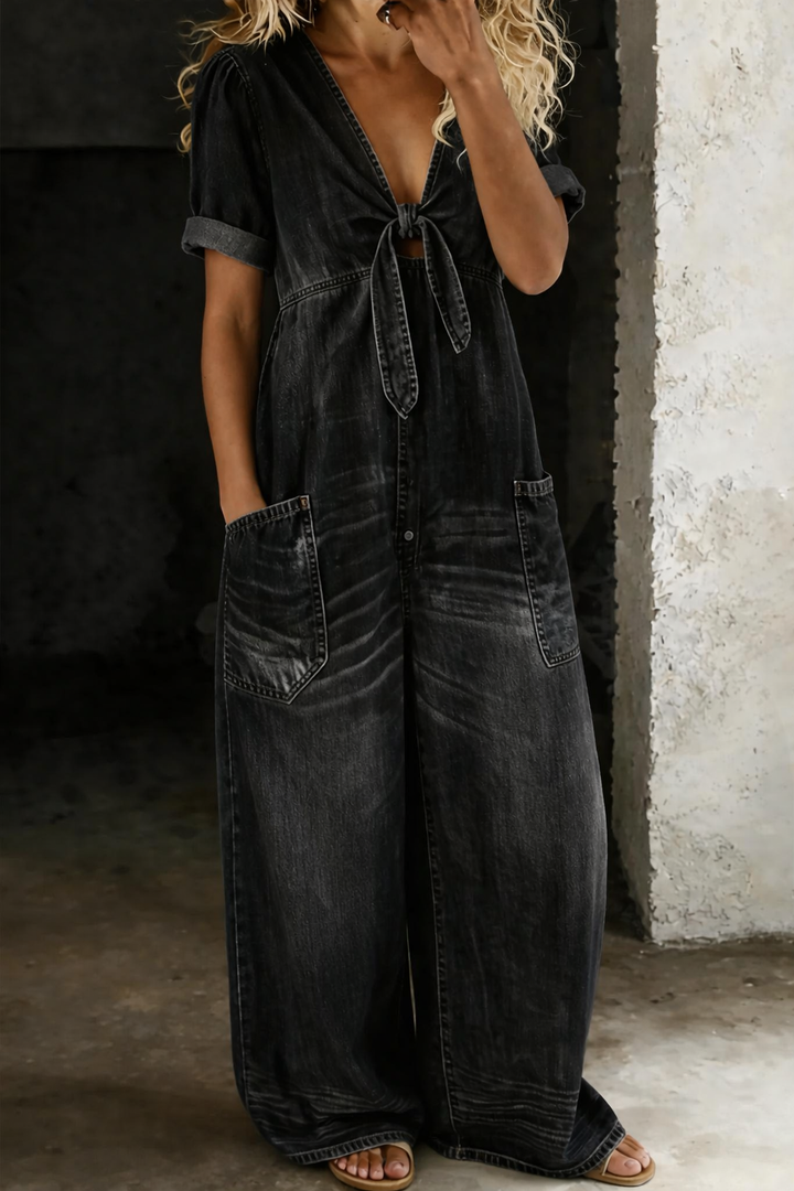 Maya™ | Effortless V-Neck Jumpsuit