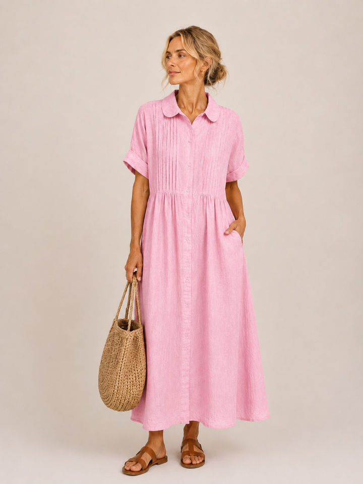 Capri | Vestido Midi Camisero Veraniego