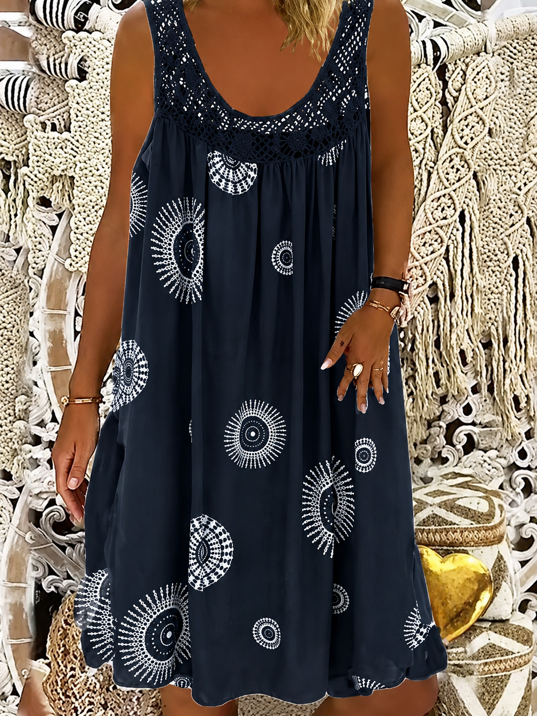 Amara | Artistic Print Dress