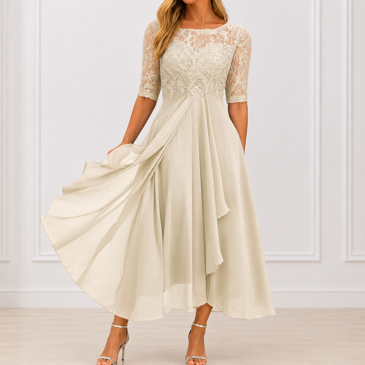 Marie™ | Elegant Lace Occasion Dress
