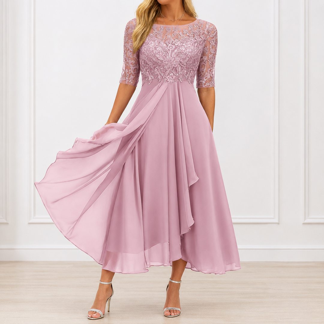 Marie™ | Elegant Lace Occasion Dress