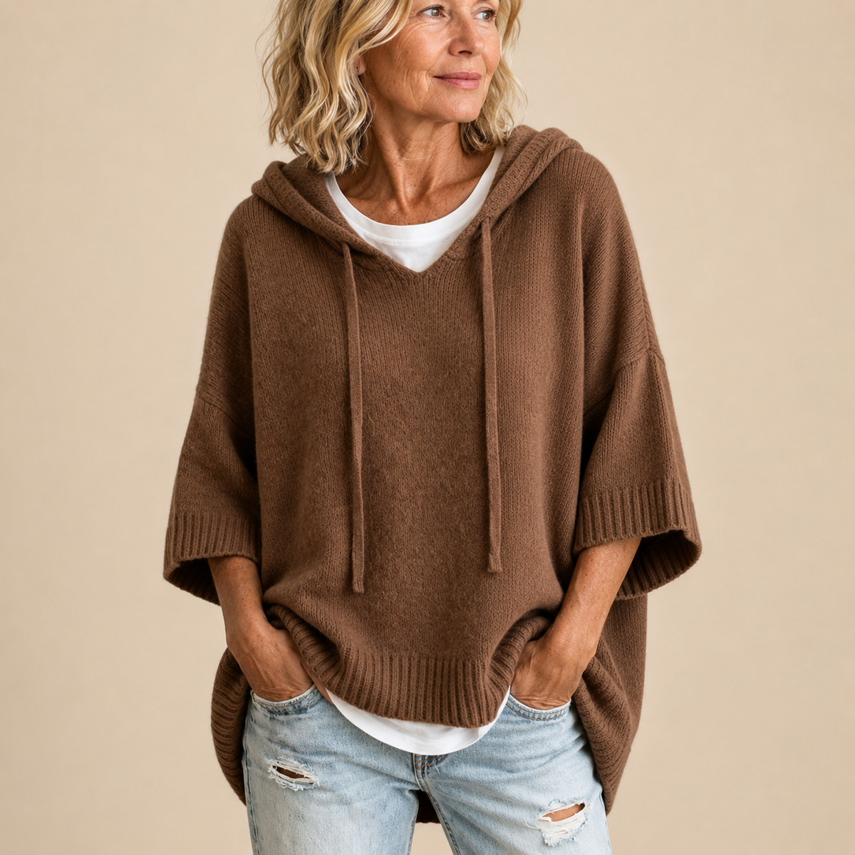 Fleur | Cozy Hooded Sweater