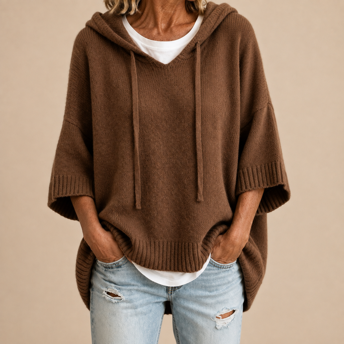 Fleur | Cozy Hooded Sweater