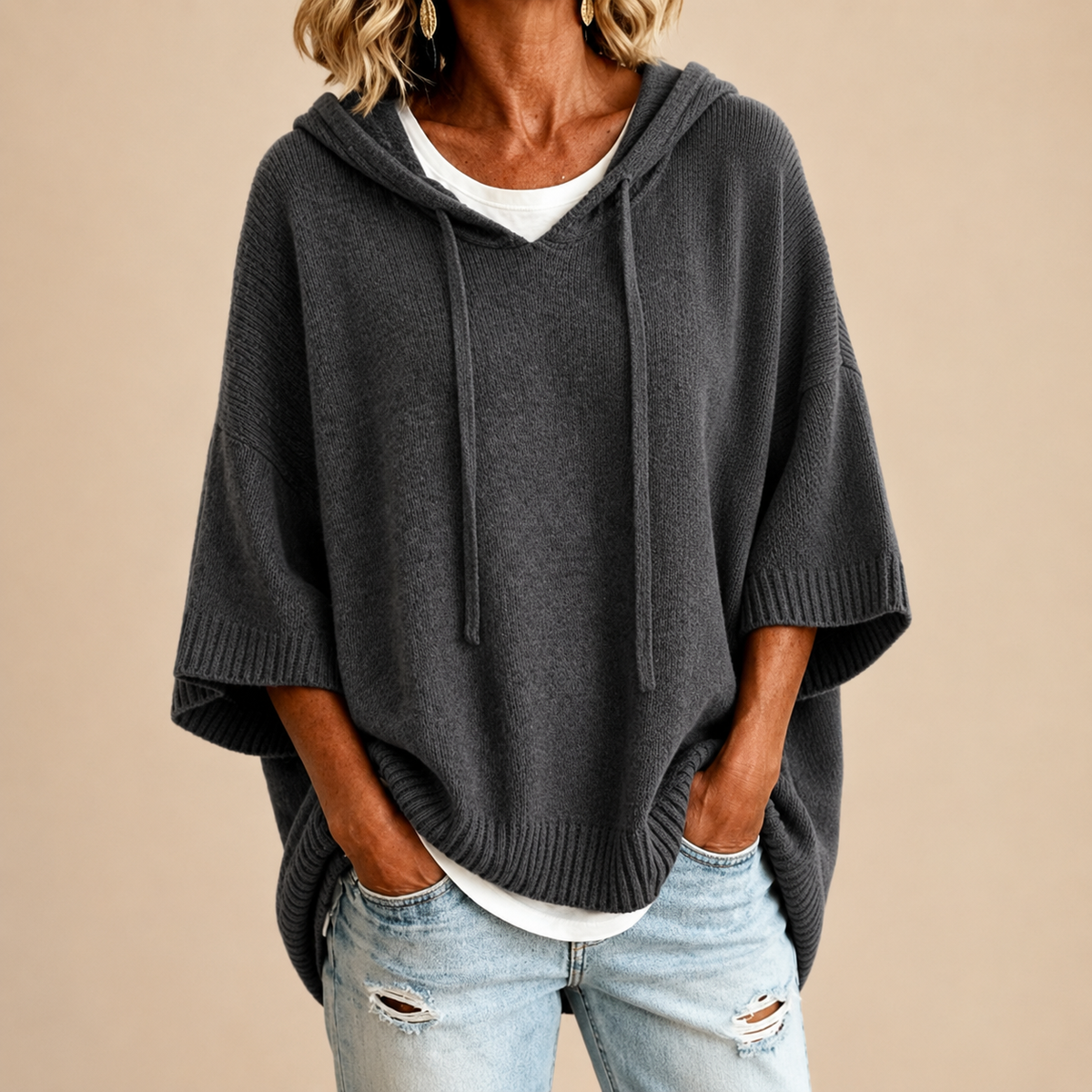 Fleur | Cozy Hooded Sweater