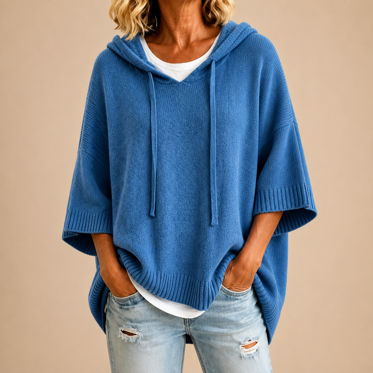 Fleur | Cozy Hooded Sweater