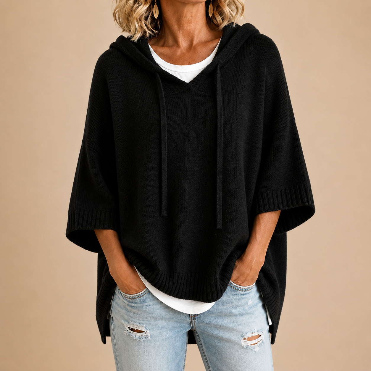 Fleur | Cozy Hooded Sweater