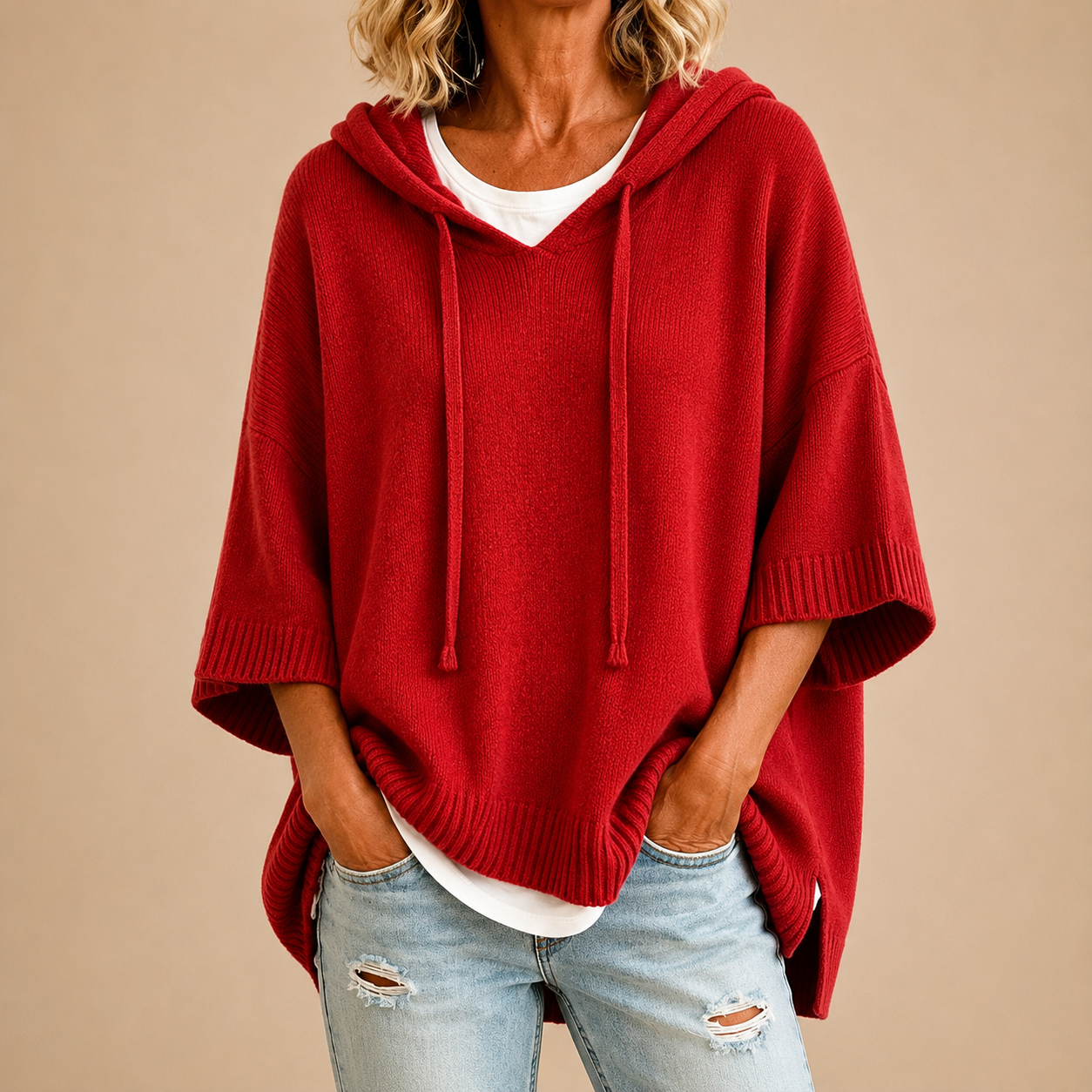 Fleur | Cozy Hooded Sweater