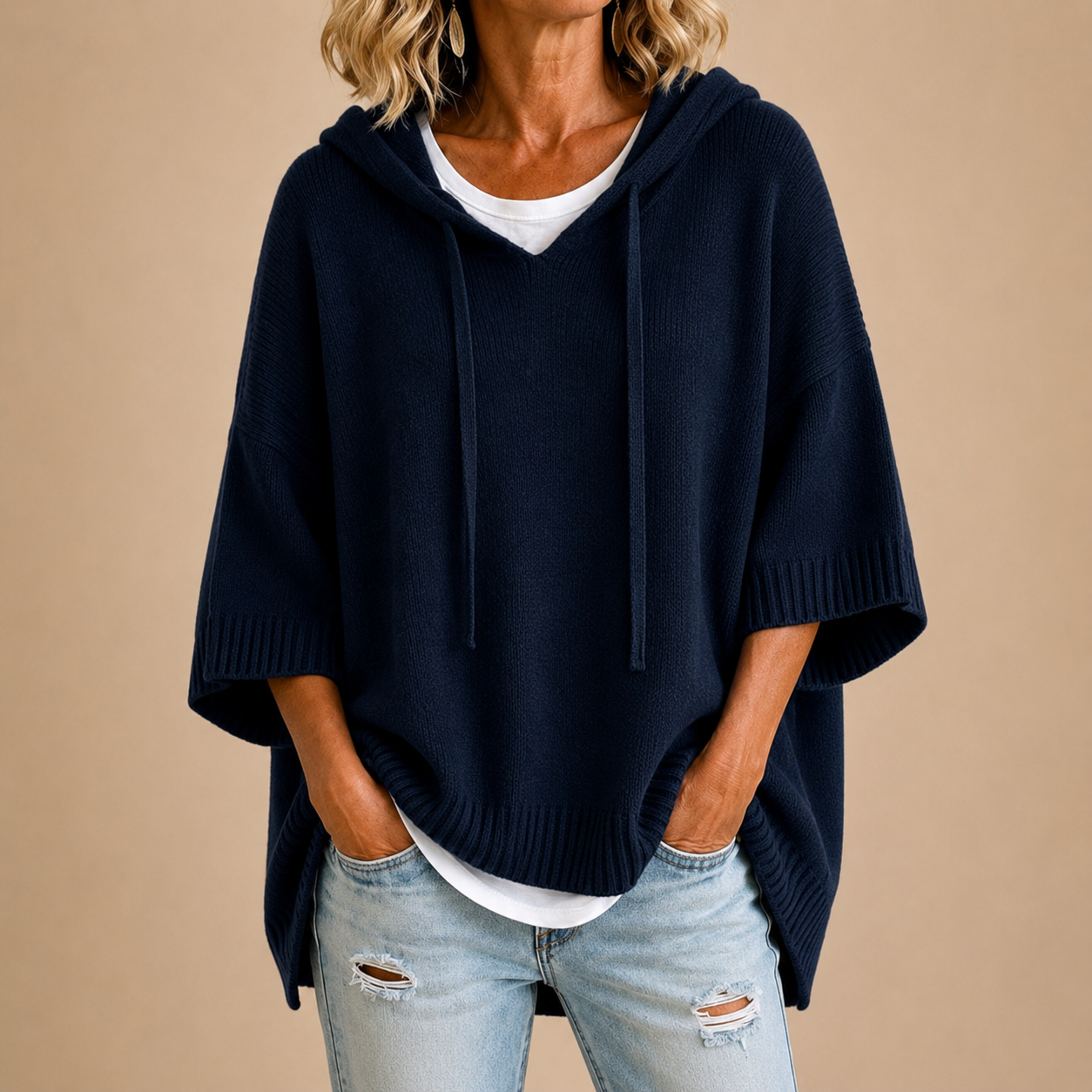 Fleur | Cozy Hooded Sweater