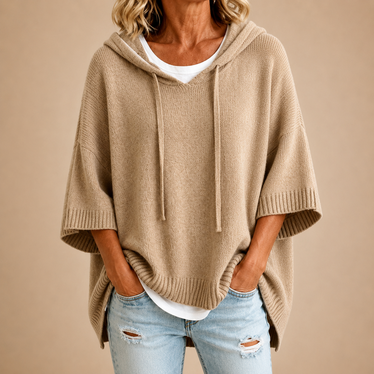 Fleur | Cozy Hooded Sweater