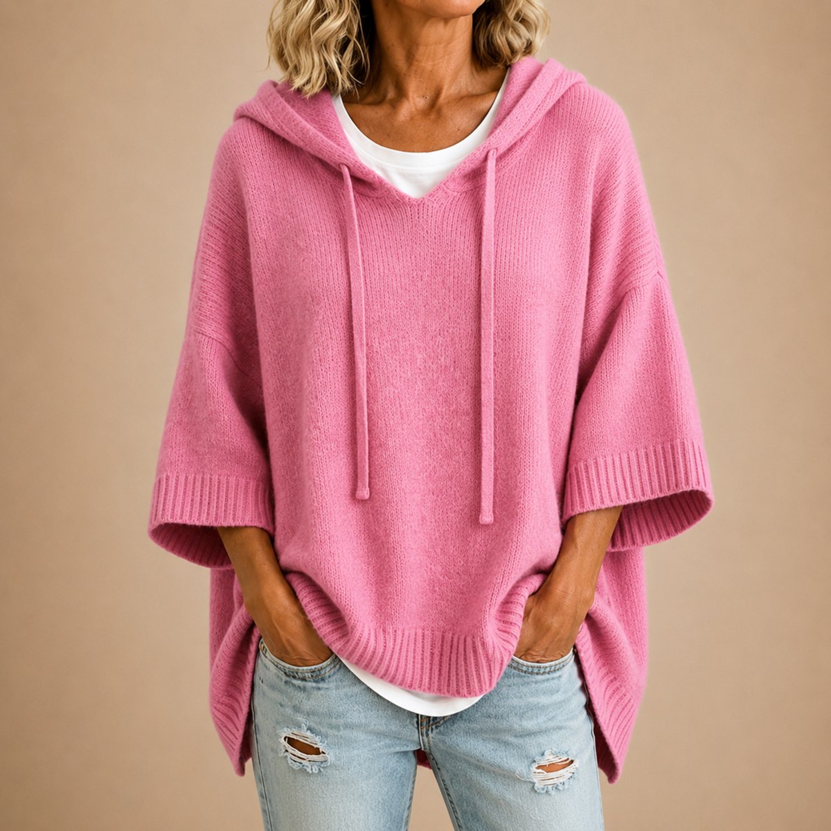 Fleur | Cozy Hooded Sweater