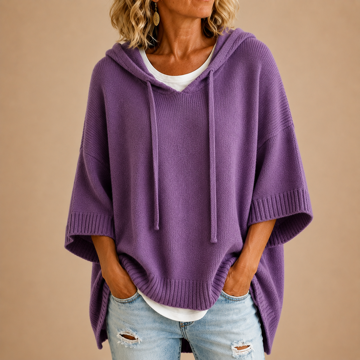 Fleur | Cozy Hooded Sweater