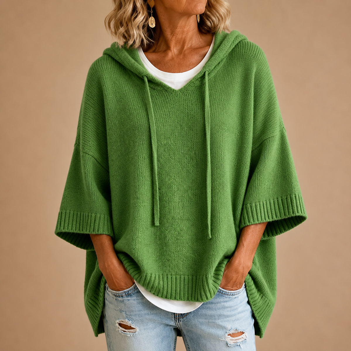 Fleur | Cozy Hooded Sweater