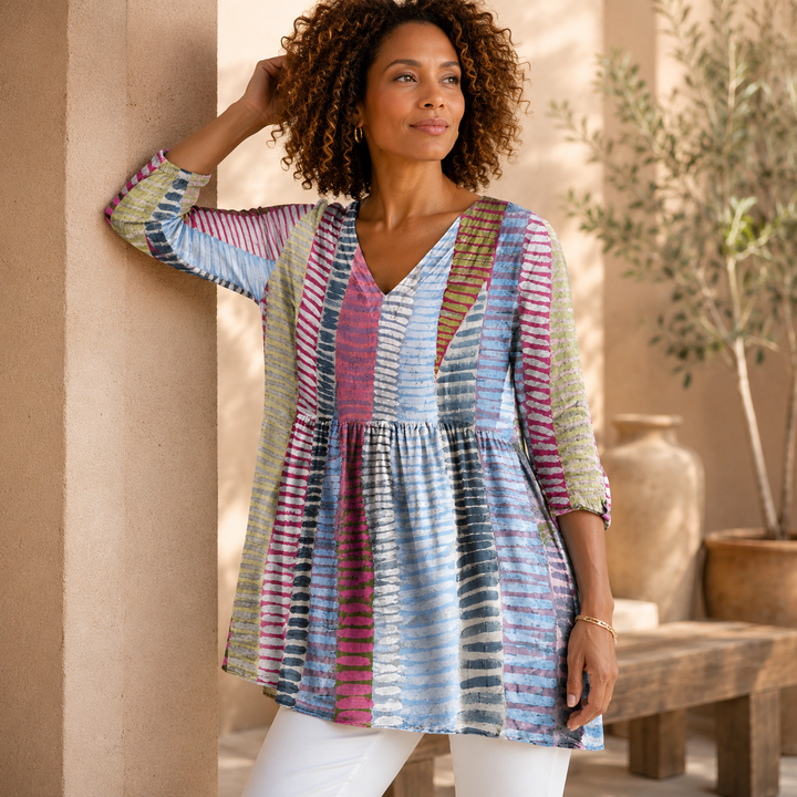 Willow| Long Blouse with V-Neck