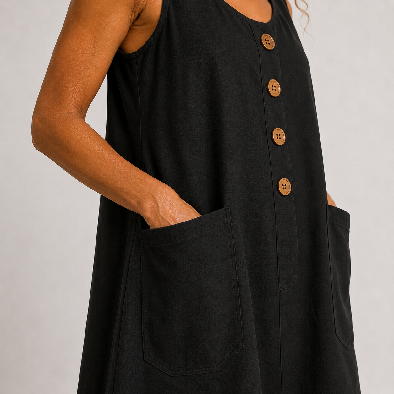 Maud™ | Premium Linen Blend Summer Dress