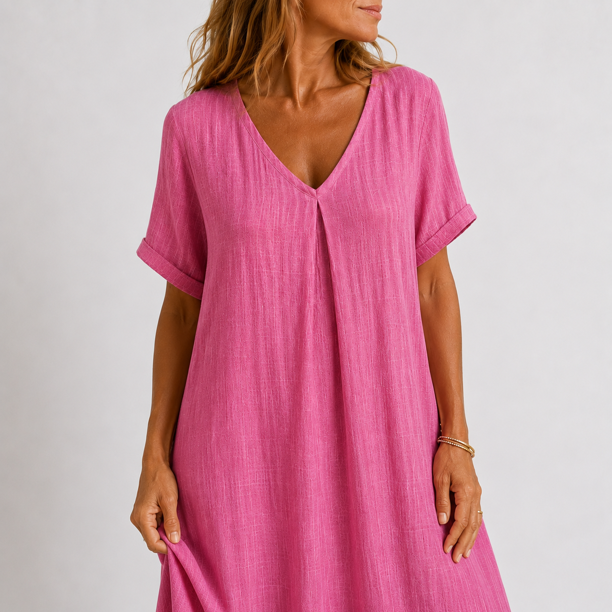 Violette™ | Effortless Linen Maxi Dress
