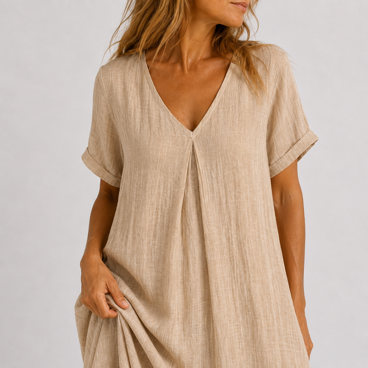 Violette™ | Effortless Linen Maxi Dress