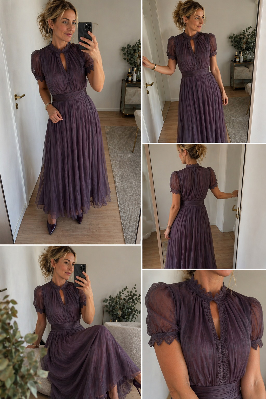 Valentina | Deep Purple Maxi Dress