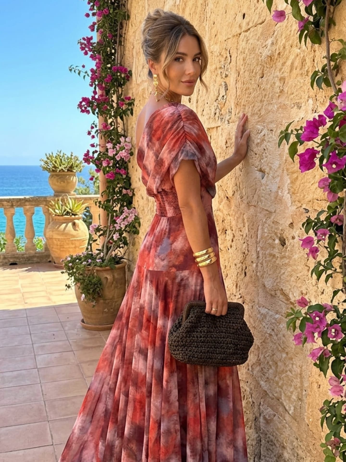 Calanthe™ | One-Shoulder Ruched Maxi Dress