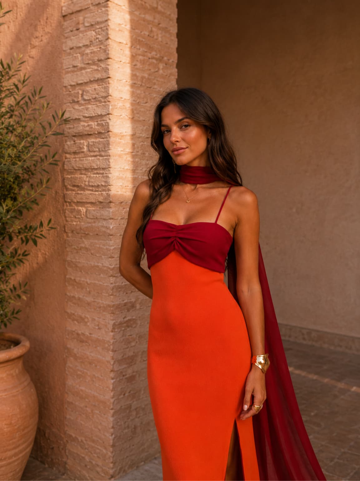 Rosalie | Draped Strapless Maxi Dress