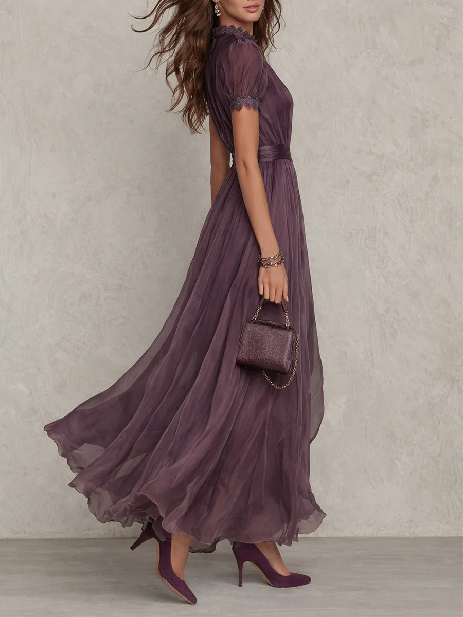 Valentina | Deep Purple Maxi Dress