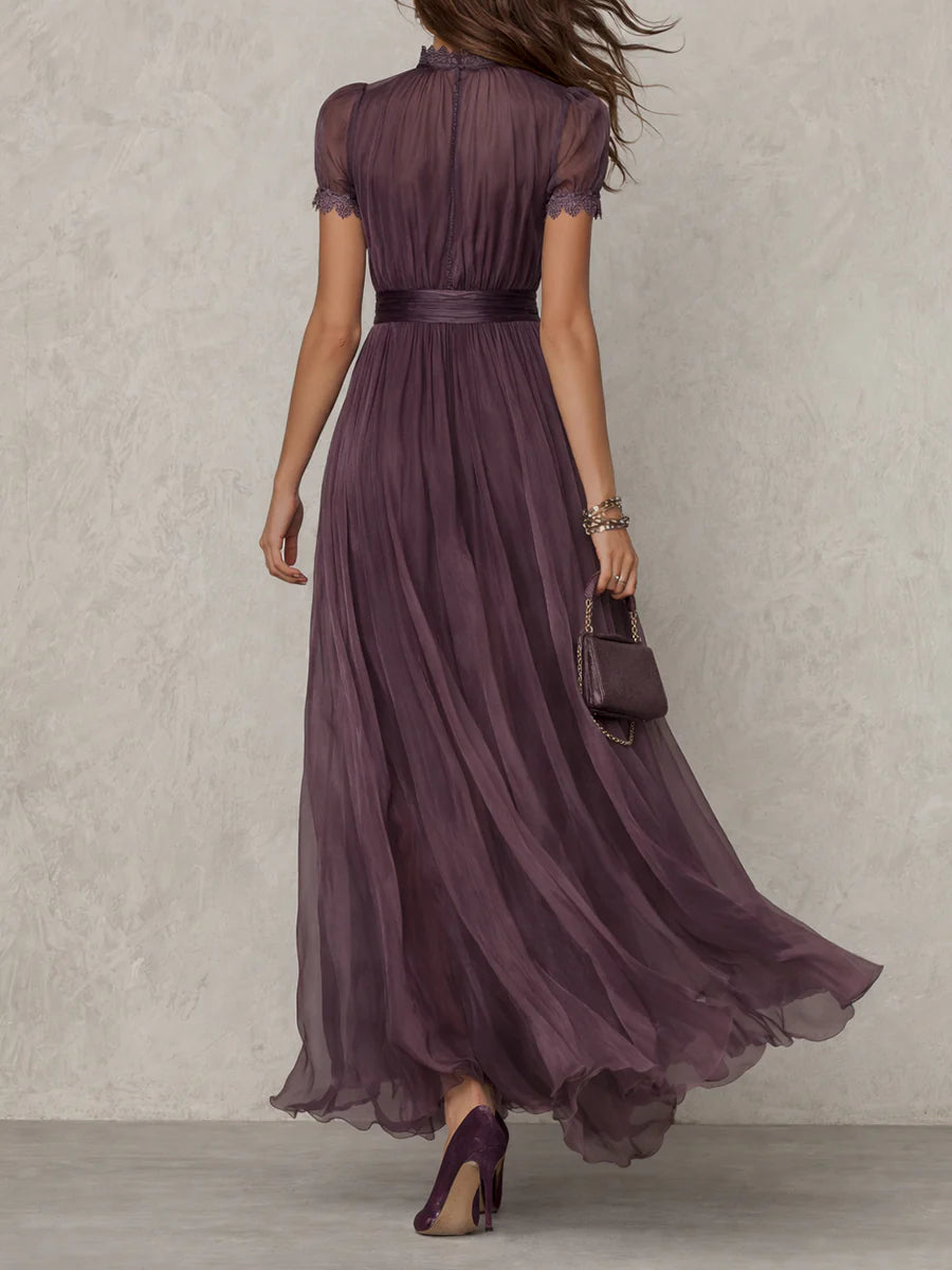 Valentina | Deep Purple Maxi Dress