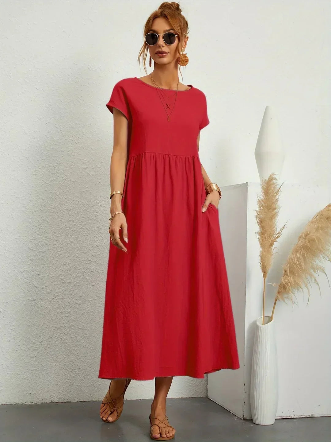 Graziella | Timeless Fluid Midi Dress