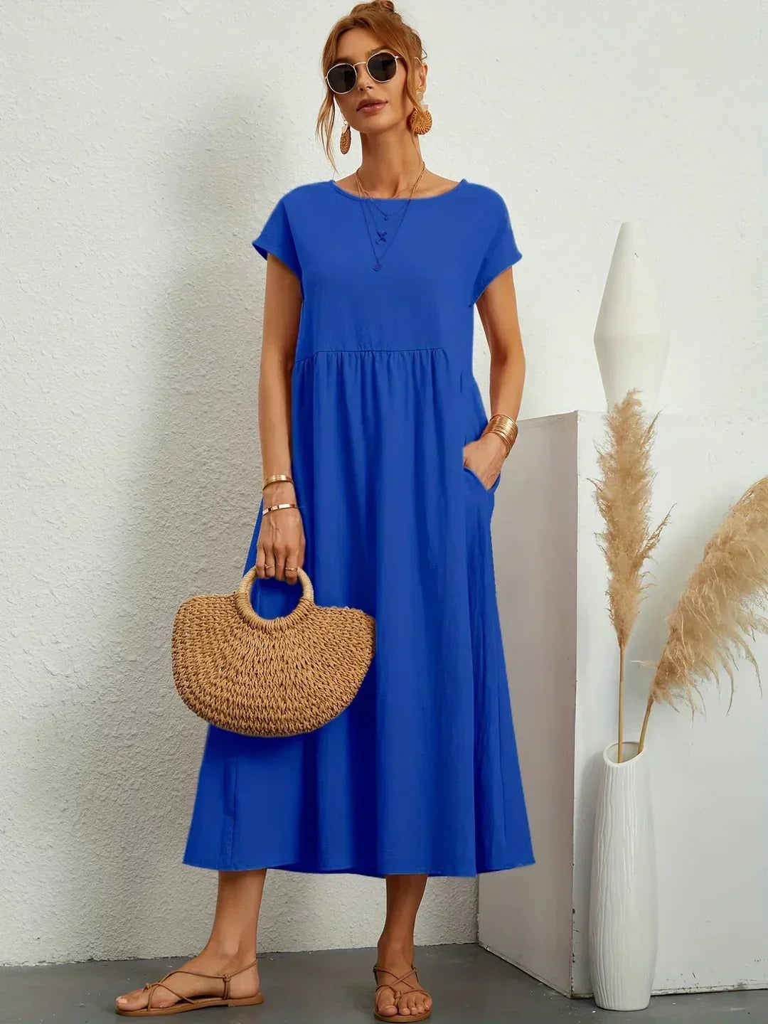 Graziella | Timeless Fluid Midi Dress