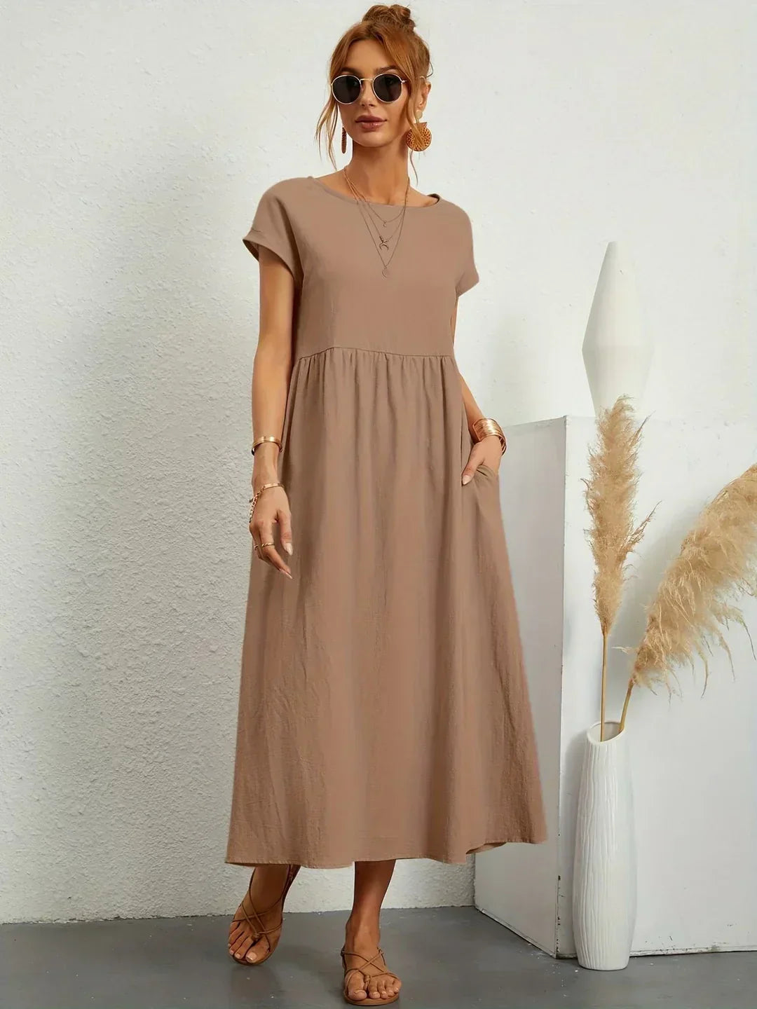 Graziella | Timeless Fluid Midi Dress