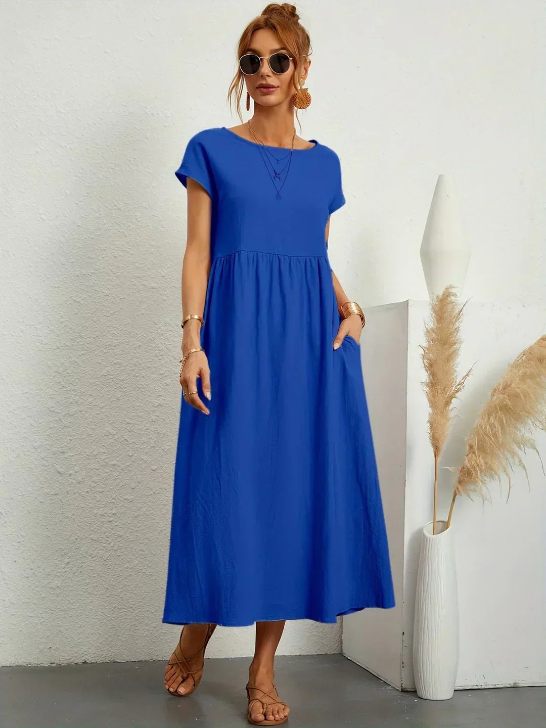 Graziella | Timeless Fluid Midi Dress