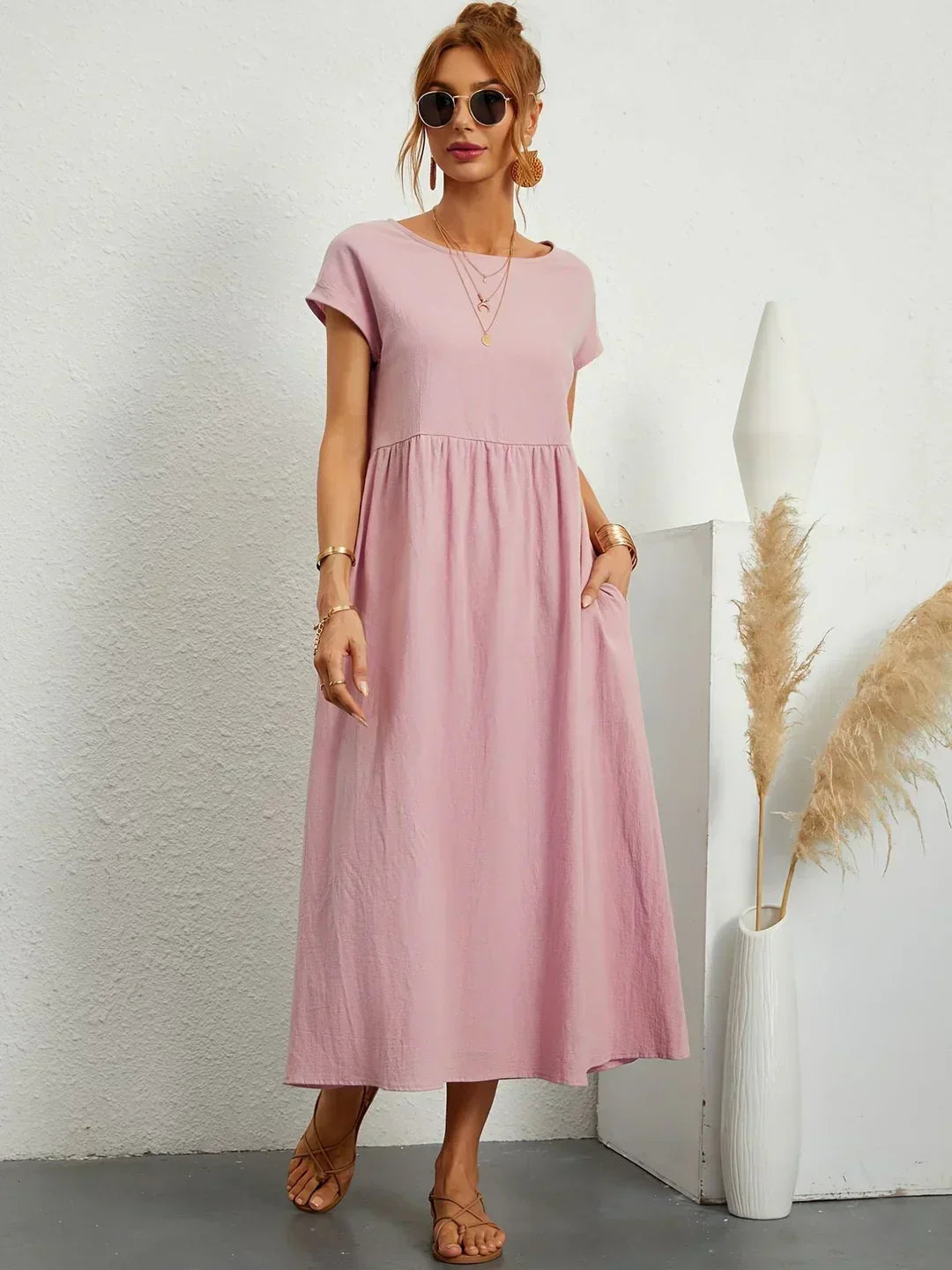 Graziella | Timeless Fluid Midi Dress