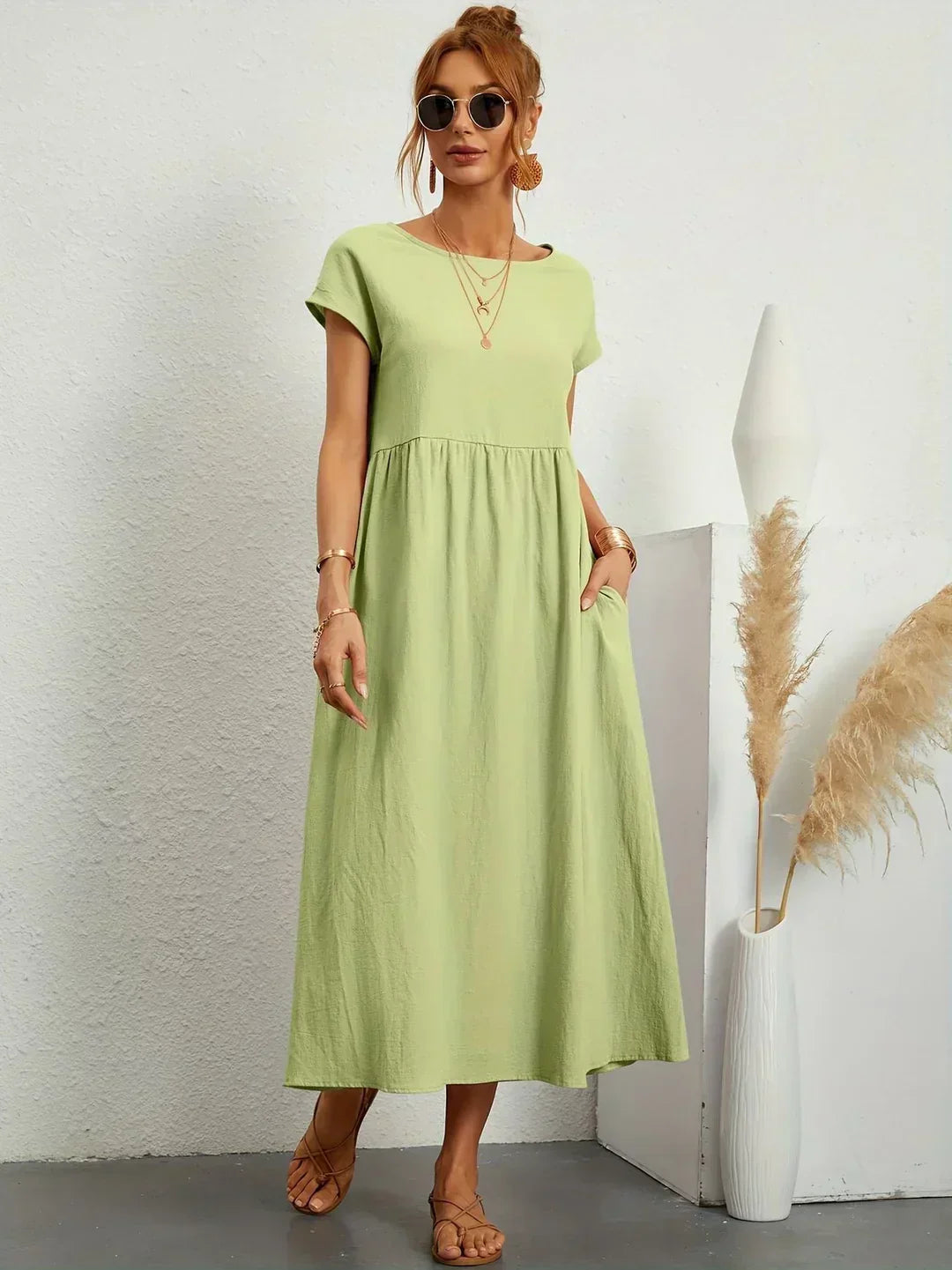 Graziella | Timeless Fluid Midi Dress