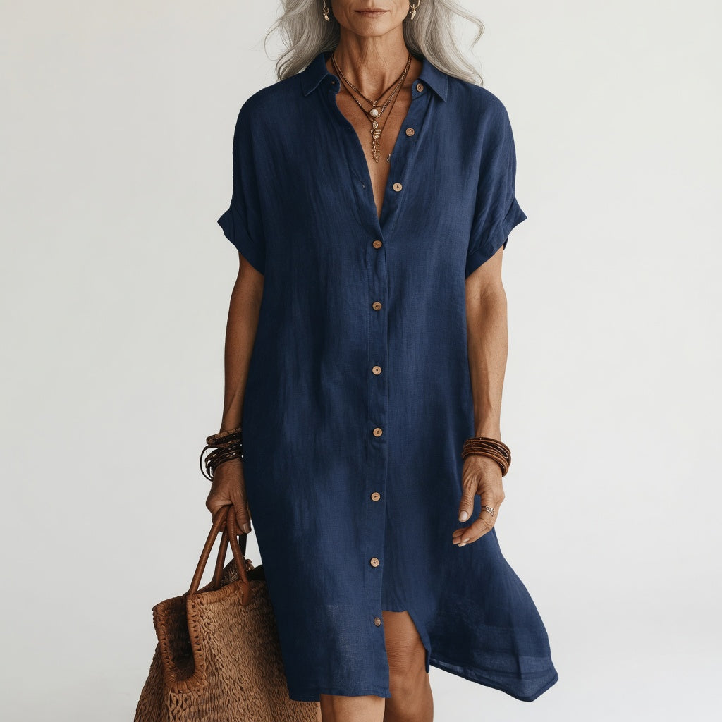 Évanélie™ | Effortless Shirt Dress