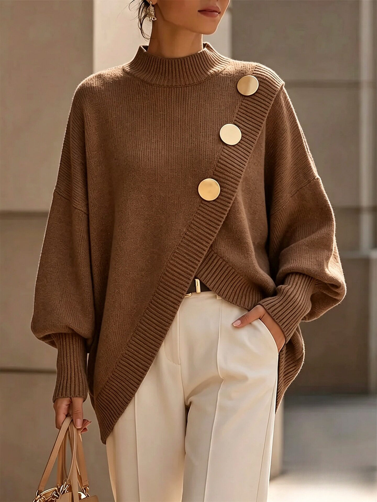 Yvaine | Mock Neck Sweater