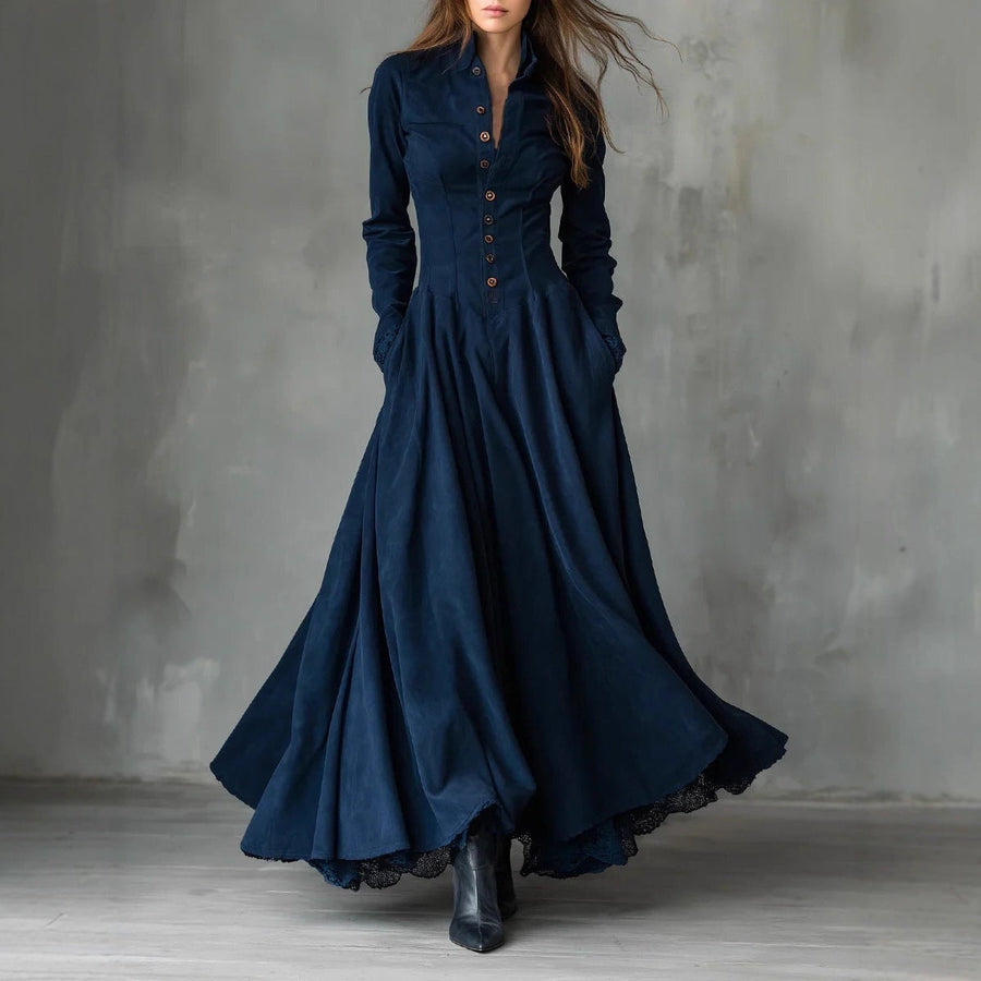 Clarissa | Button-Front Shirt Maxi Dress
