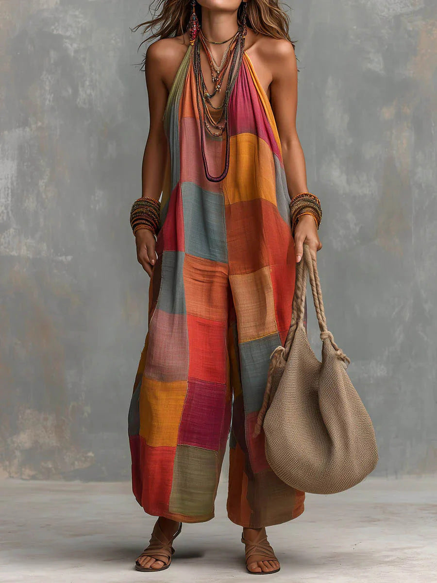Sienna™ | Bohemian Patchwork Jumpsuit