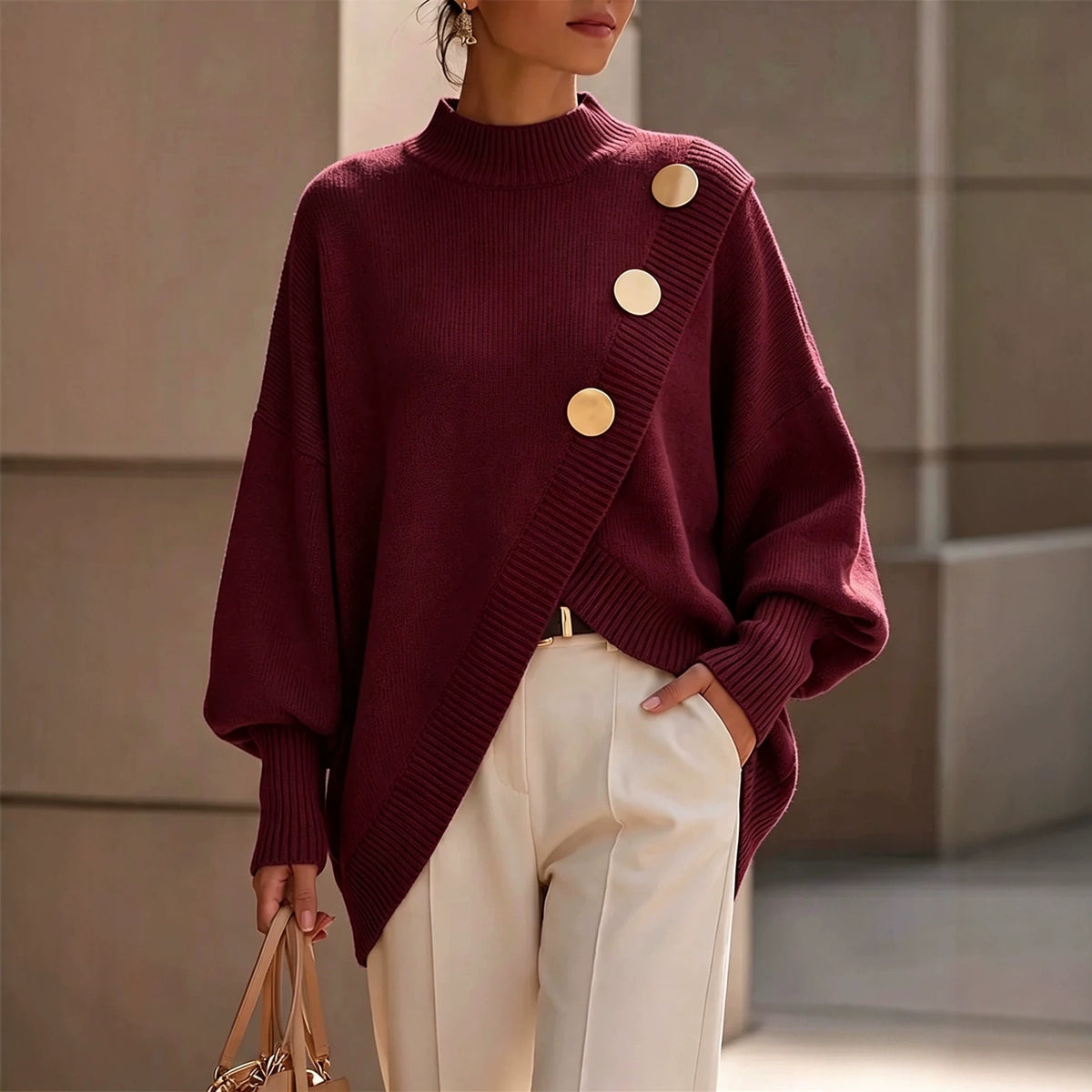 Yvaine | Mock Neck Sweater