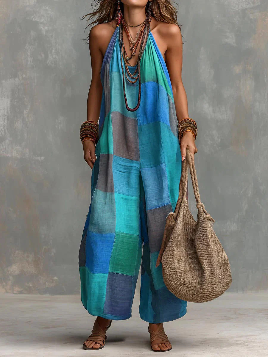 Sienna™ | Bohemian Patchwork Jumpsuit