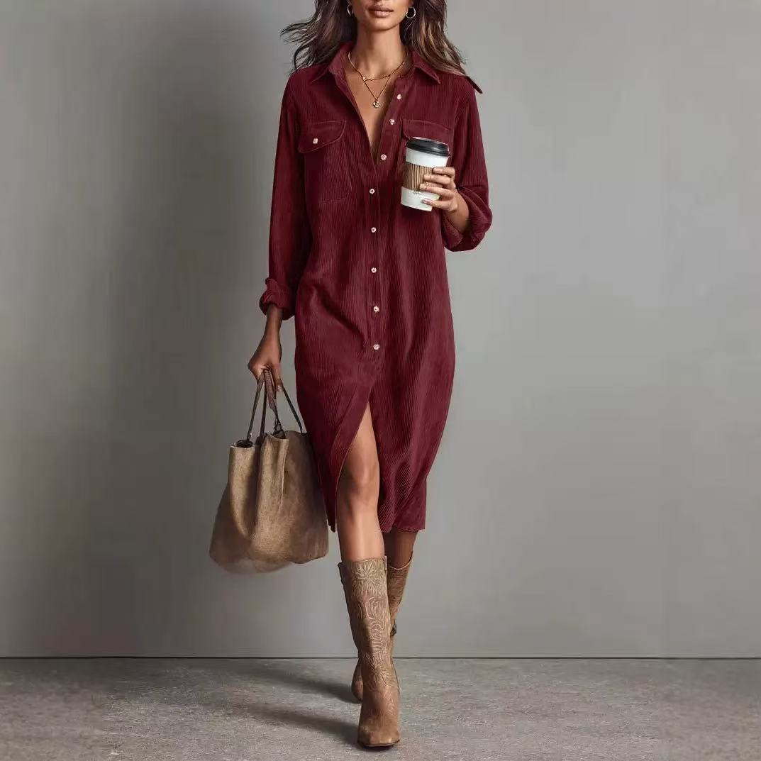 Lotte | Relaxed Fit Corduroy Dress