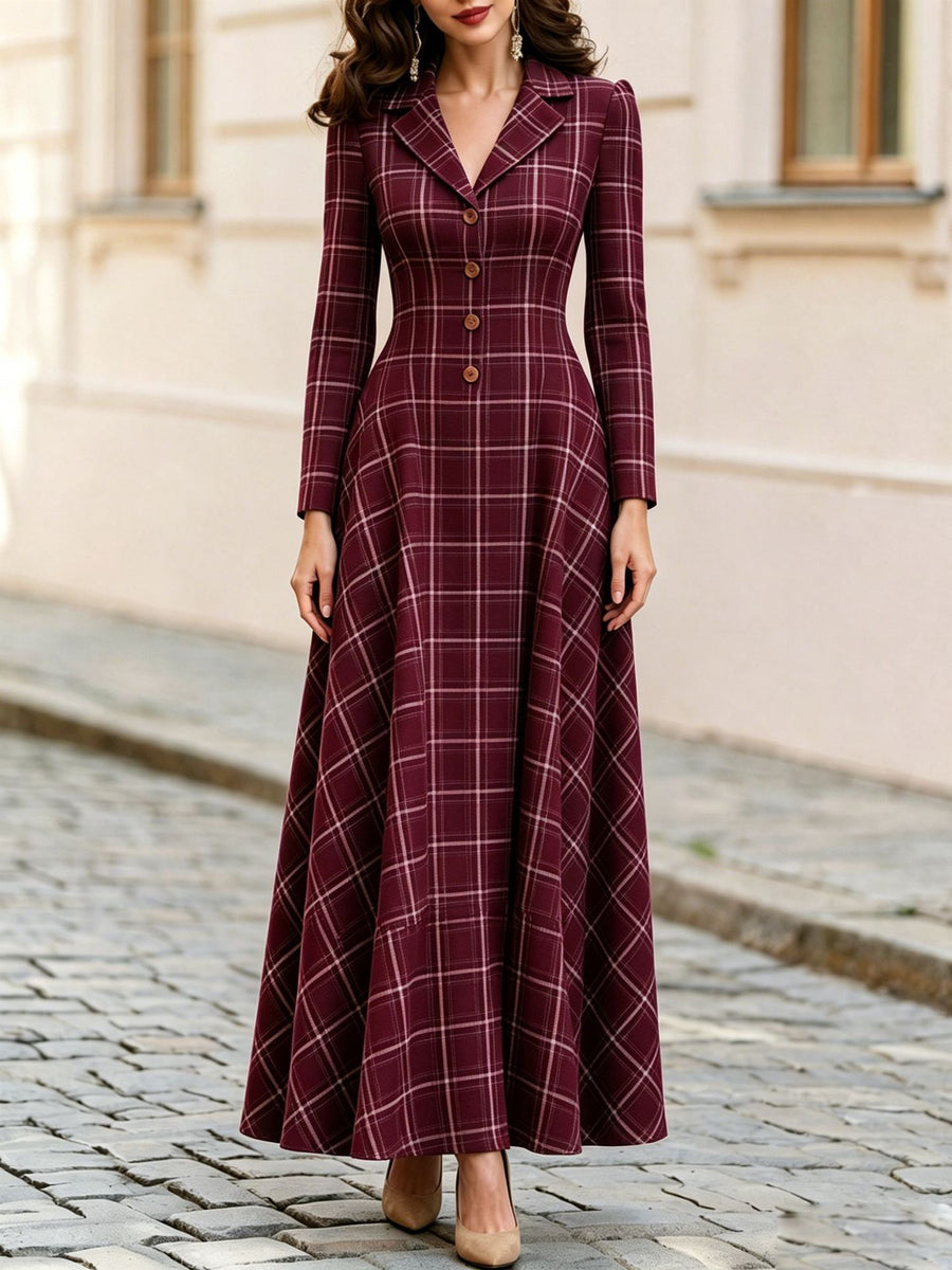 Froukje | Long Button-Front Shirt Dress