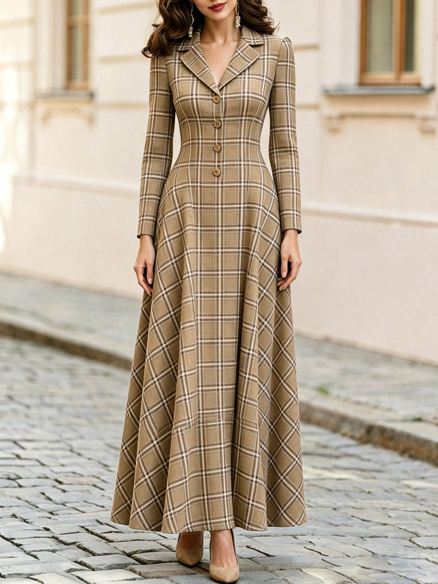 Froukje | Long Button-Front Shirt Dress