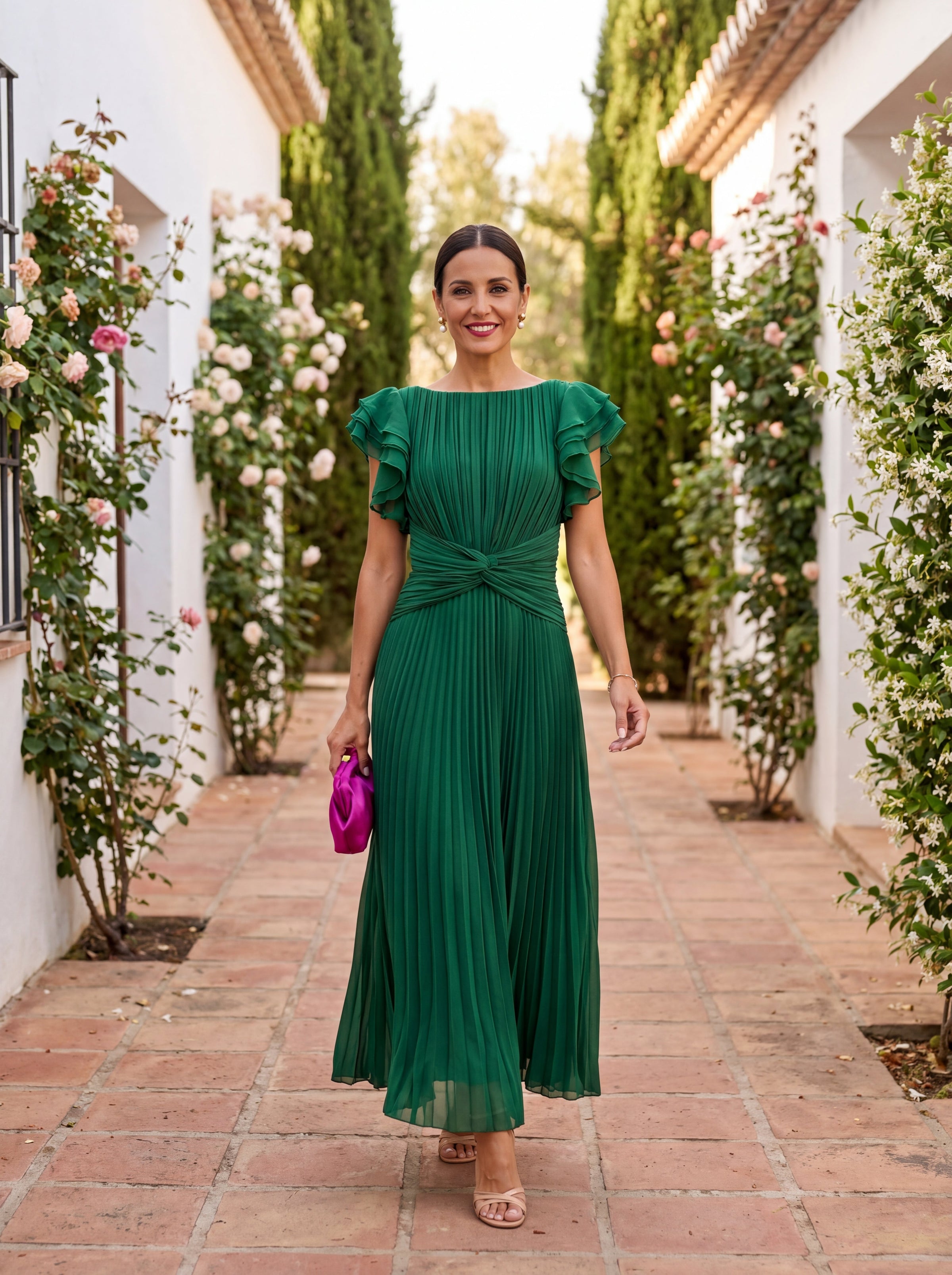 Gloria™ | Effortless Elegance Pleated Dress