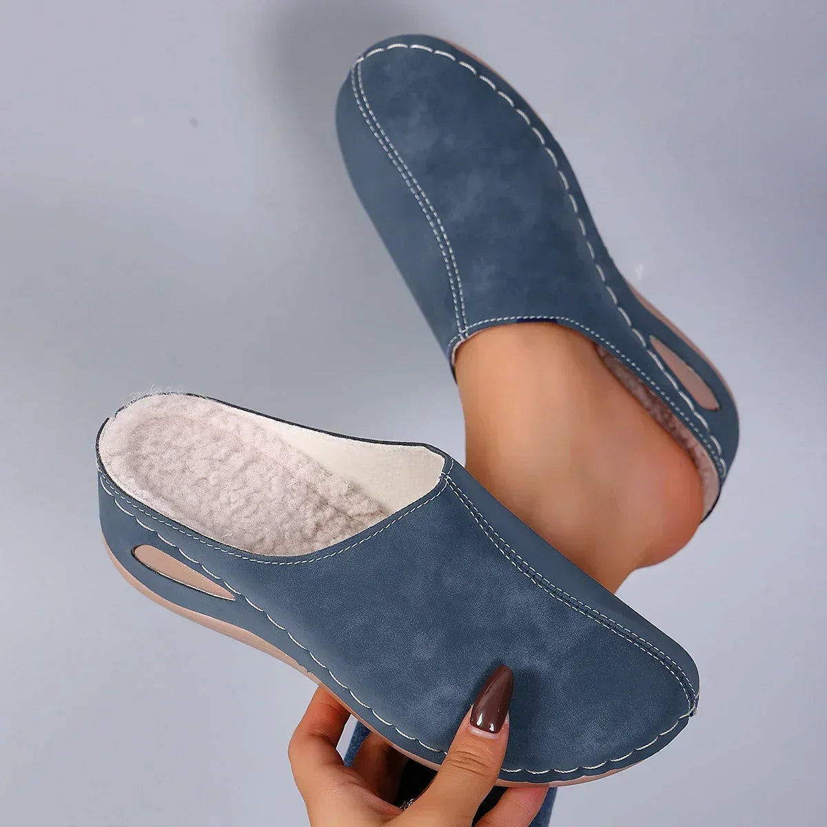 Veronika™ | Teplé ortopedické pantofle pro každodenní pohodlí