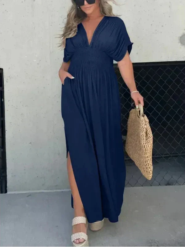 Aifah | Maxi Dress with Flowy Sleeves