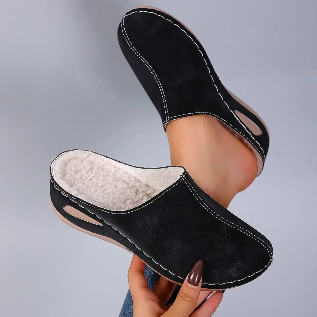 Veronika™ | Teplé ortopedické pantofle pro každodenní pohodlí