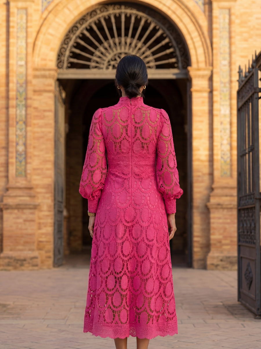 Carmona | Elegant Silk-Feel Dress