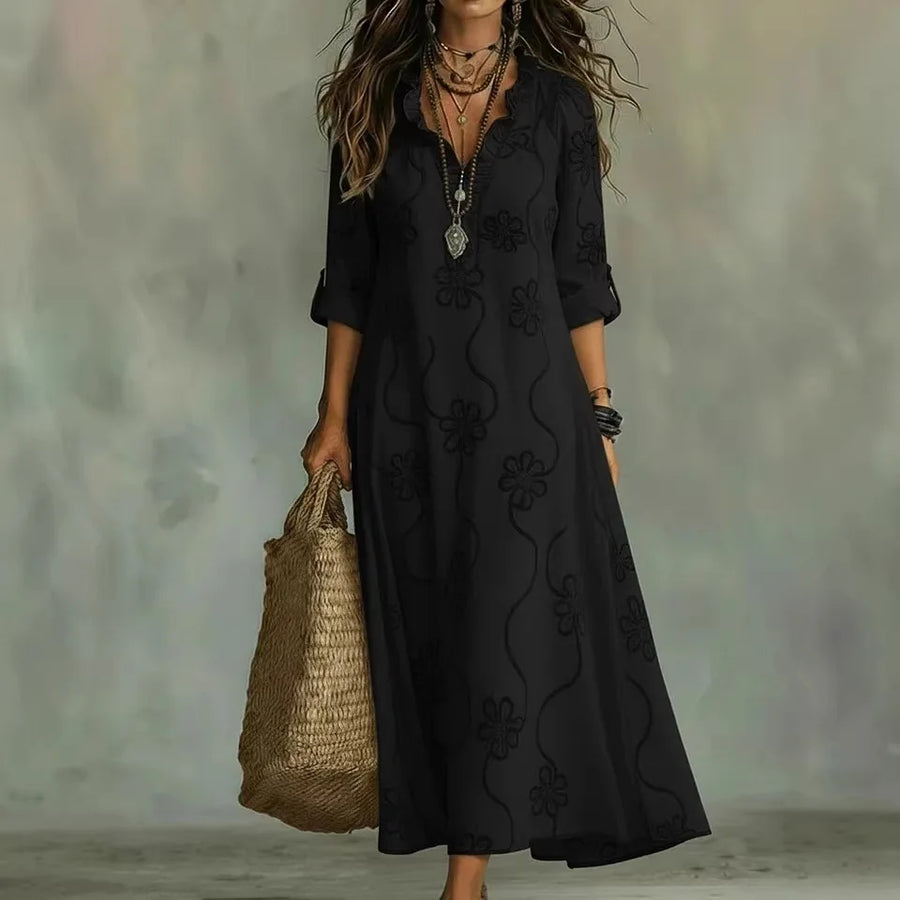 Sienna | Floral Waist-Slimming Summer Dress